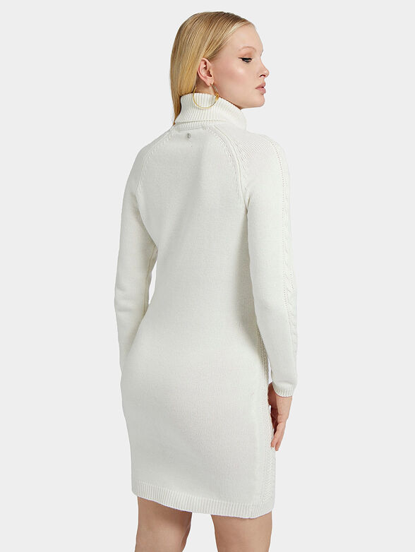 ELISABETH knit dress with turtleneck - 2