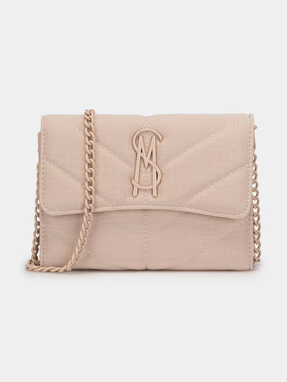 BASHA-C beige purse with logo accent - 1