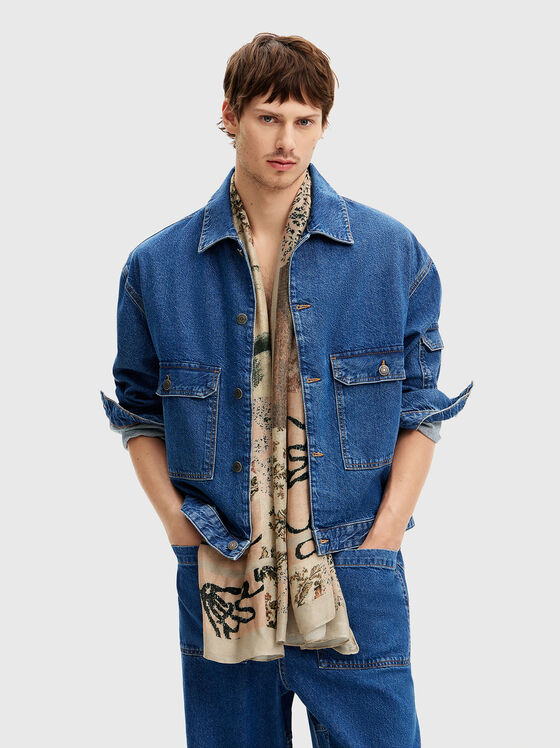 Blue denim jacket - 1