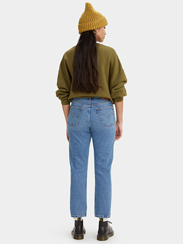 501® Levi's® high-waisted jeans in light blue color - 2