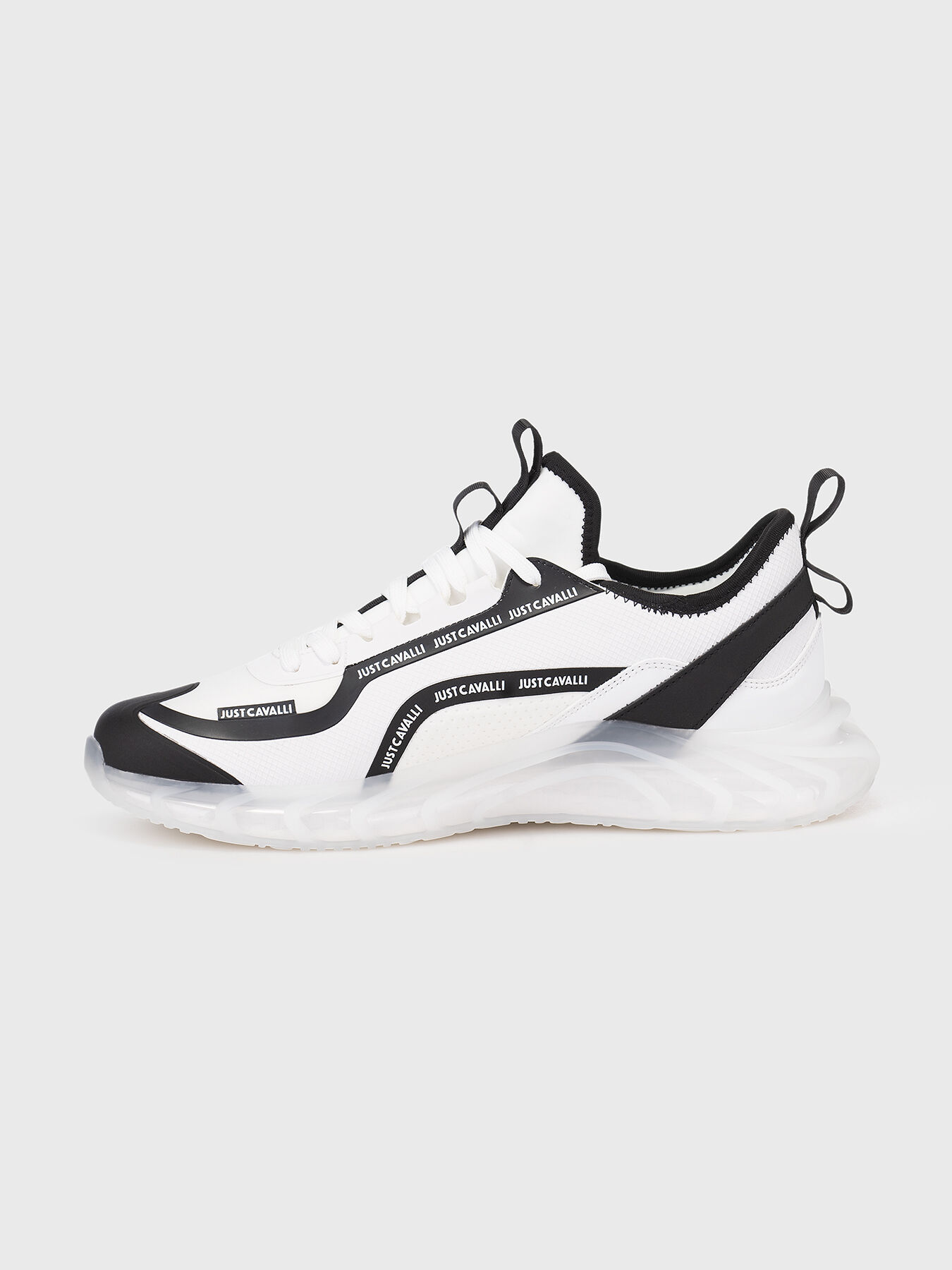 国産品 FONDO Cavalli Just brand black in shoes sports LETO レインブーツ/長靴