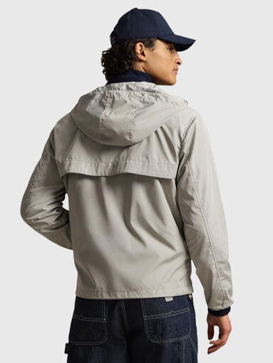 Hooded jacket with a double zip - 3