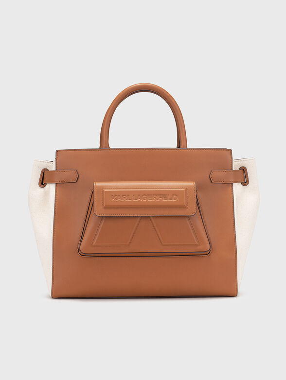 IKON leather bag with long handle - 1