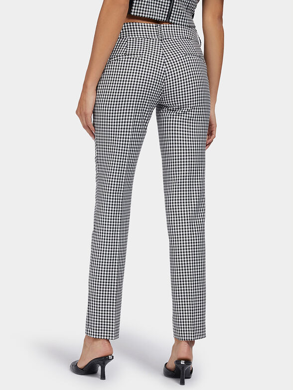 ZOE Chino pants with checkered print - 3