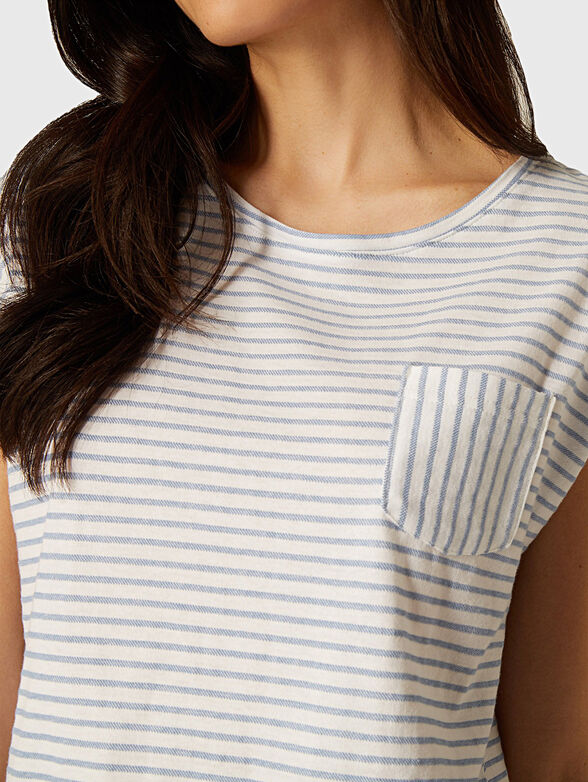 Cotton pyjamas ITALIAN DREAM with stripes print - 2