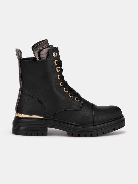 COURTNEY SAFARI LACE ankle boots with animal motifs - 1