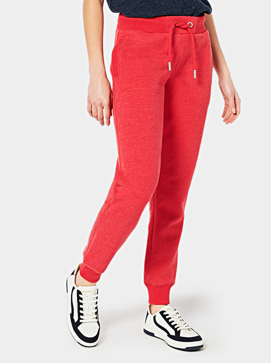 Червен спортен панталон - 1