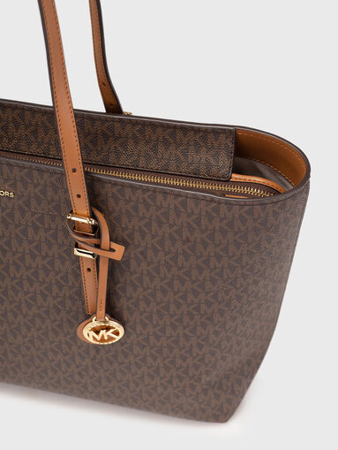 QUINN large tote bag with monogram - 4