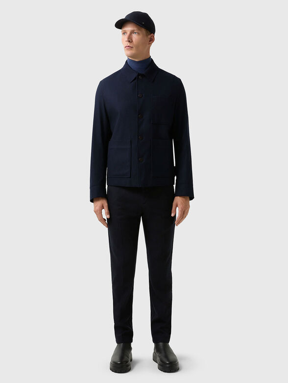 MIRCO wool jacket with buttons - 2