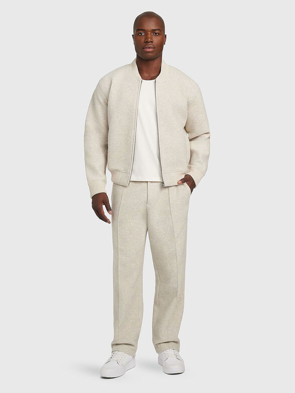 Wool blend bomber jacket - 2