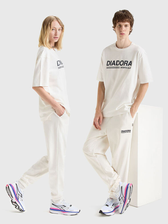 LEGACY unisex sports trousers in white - 3