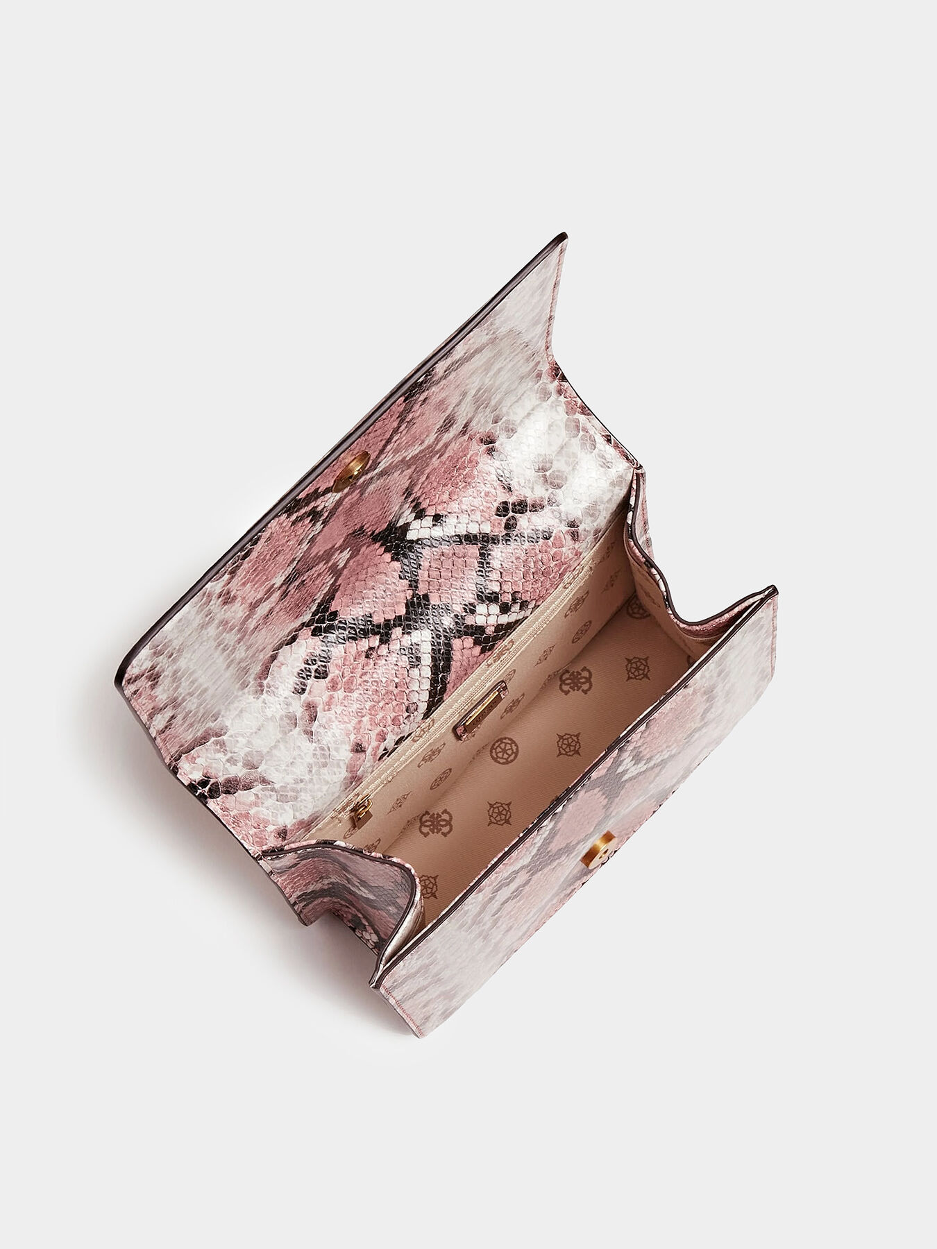 ABEY crossbody bag with snake texture brand GUESS