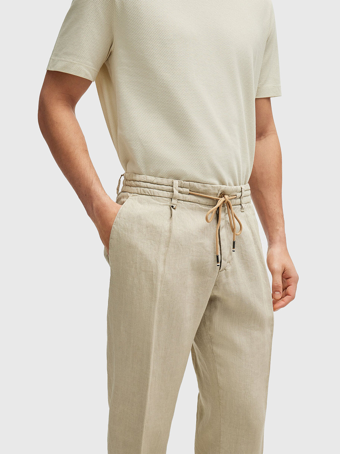 スーツ disemBySiiK embroidery linen slacks disemBySiiK embroidery linen slacks