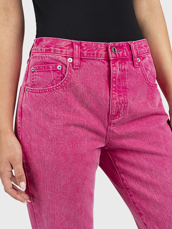 Jeans in fucsia color - 3