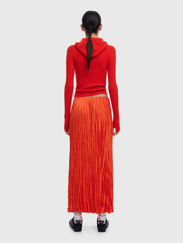 Maxi skirt with floral motif - 2