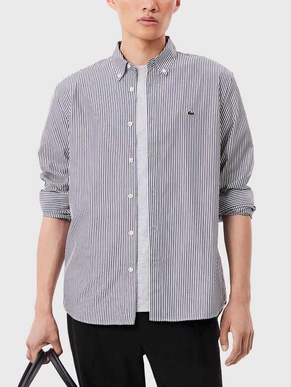 Cotton shirt with logo - 1