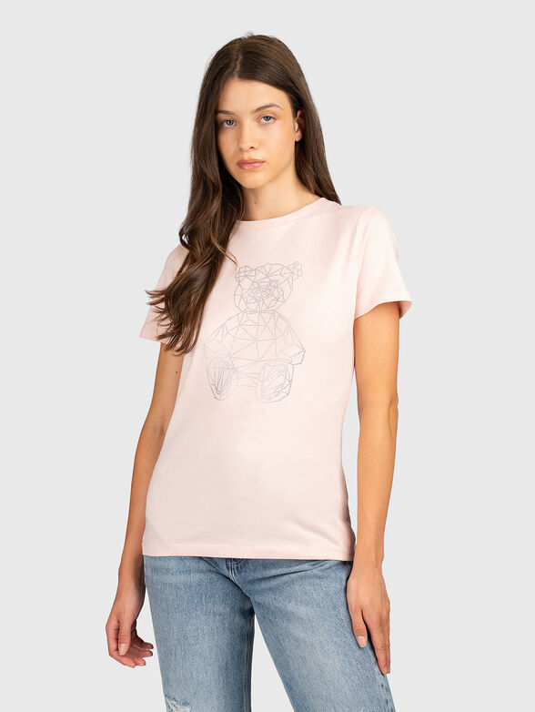 Cotton-blend T-shirt  - 1
