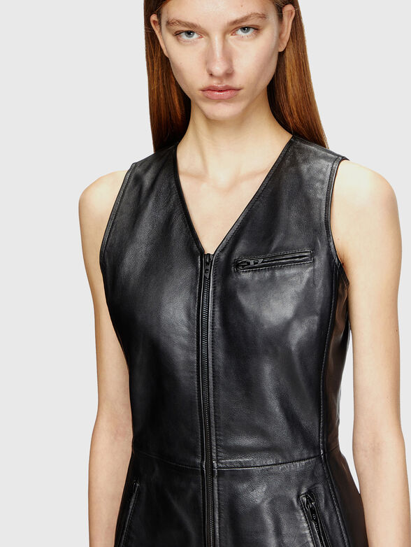 L-ILITH dress in genuine leather - 3