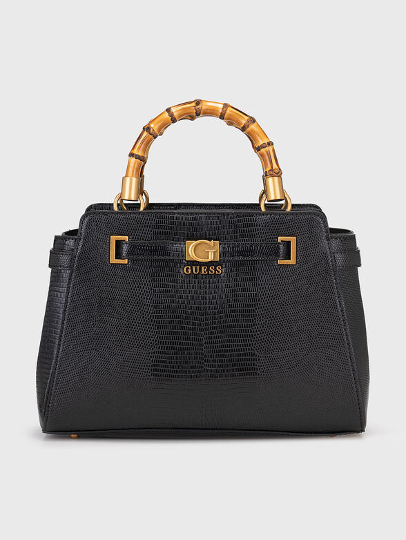 Black bag with accent handles - 1