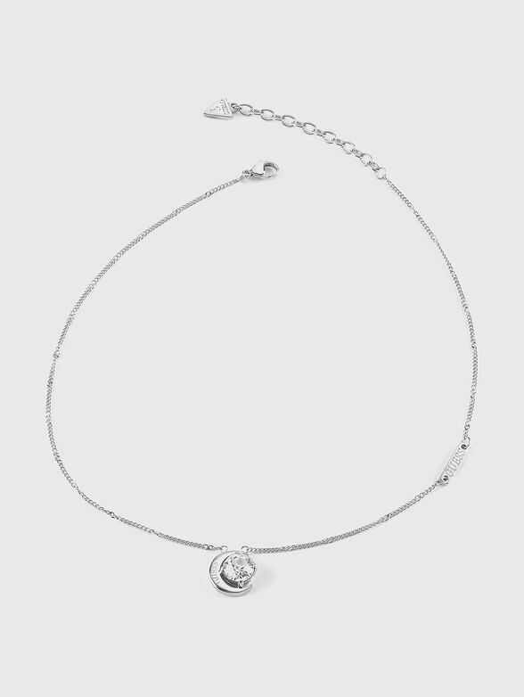 SOLITAIRE necklace with logo detail - 1