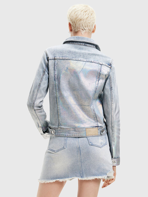 HARIKA grey jacket with accent detail - 3
