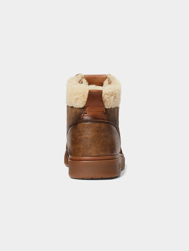 High leather sports shoes - 3