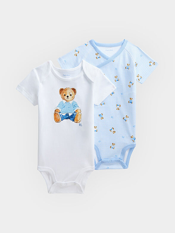 Set of 2 cotton bodysuits - 1