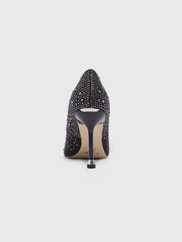 Rhinestone high heels - 5