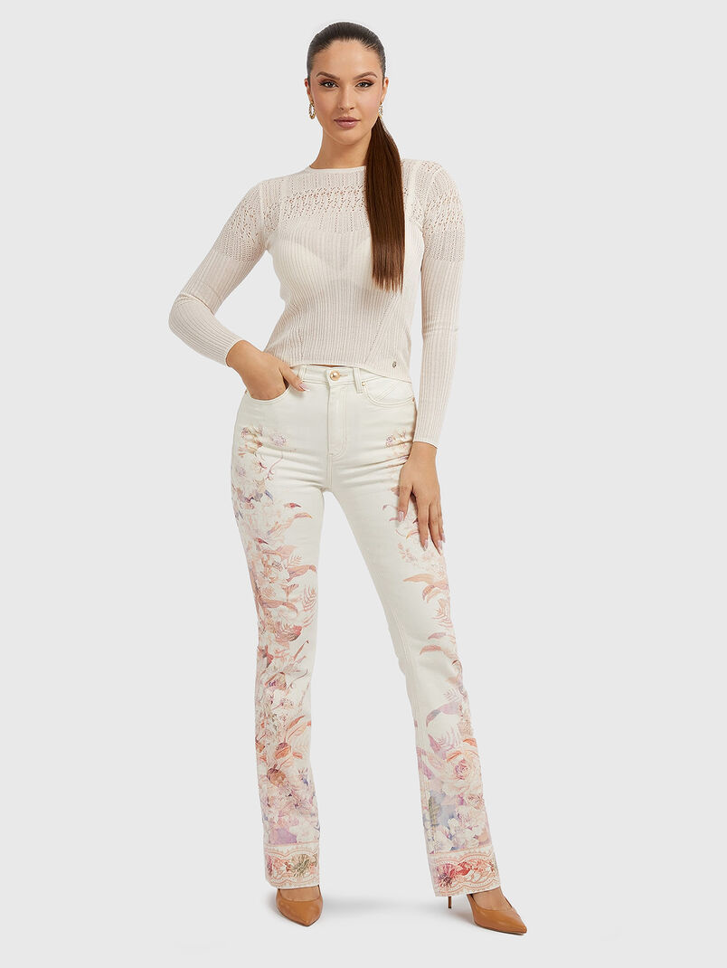 POP '70s denim with floral print - 3