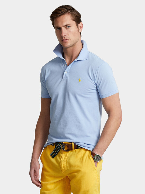 Polo shirt in blue color - 1