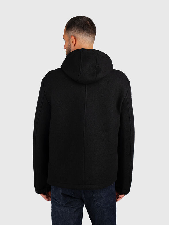 Woolen jacket with hood - 3