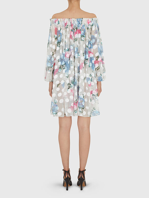 Silk blend mini dress - 2