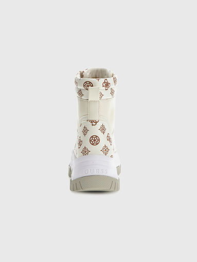 BLIZA boots with monogram print - 3