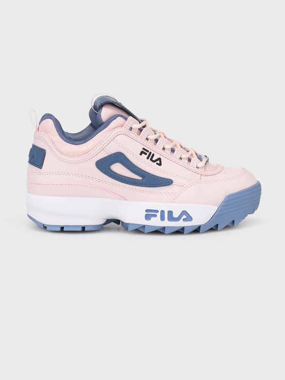 DISRUPTOR T white sports shoes with logo - 1