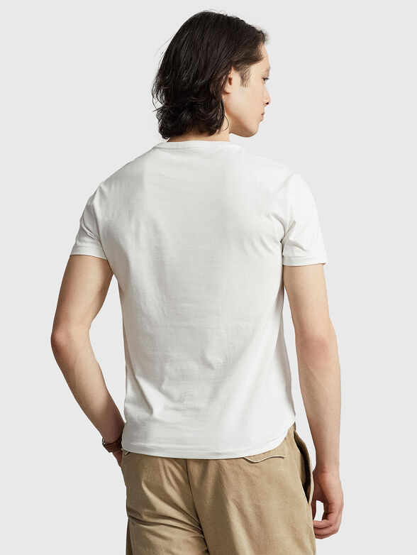 Cotton T-shirt with logo accent - 3