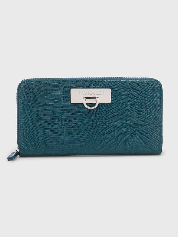 IVY black wallet with metal detail - 1