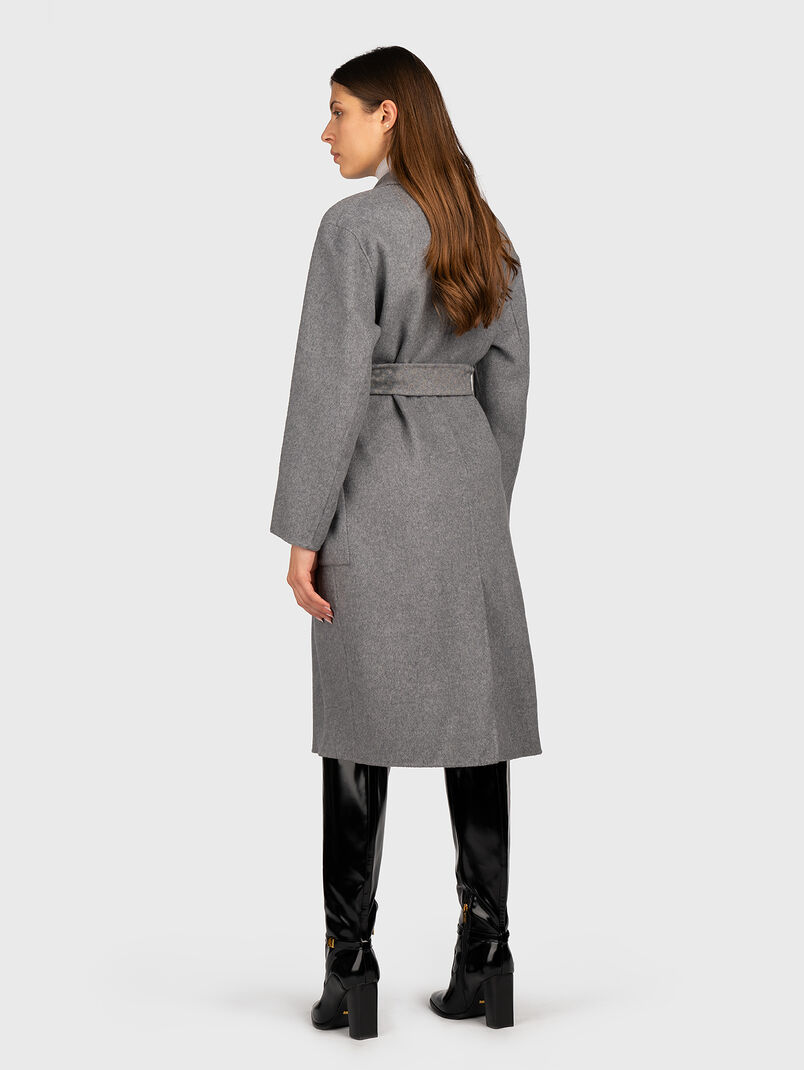 Coat with waist belt - 3