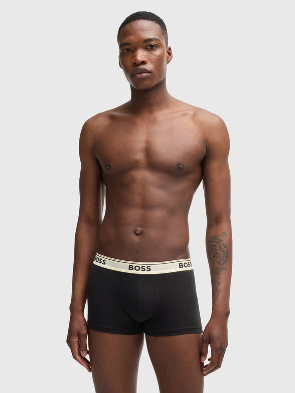 Set of 3 pairs of boxers in black - 5
