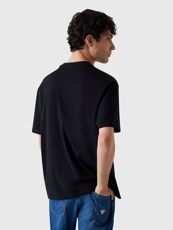 Cotton T-shirt with logo embroidery - 3