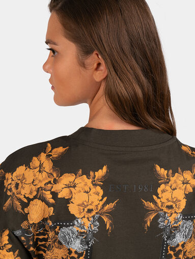 ECATERINA T-shirt with floral print - 5