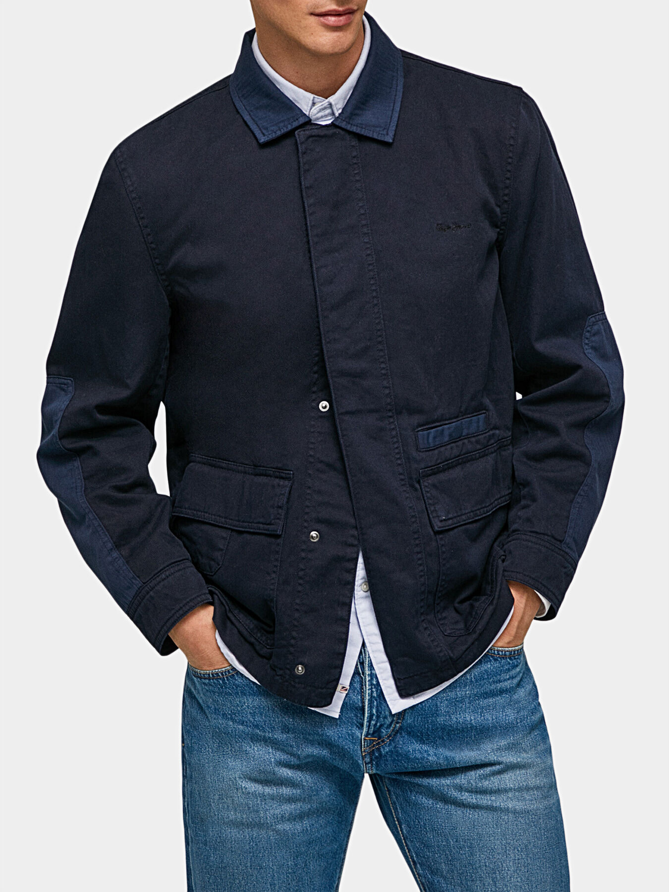 ターナーさん専2/20 新品　PEPE JEANS 　コートジャケット　M~L感 JACKSON jacket with tone-on-tone inserts brand Pepe Jeans