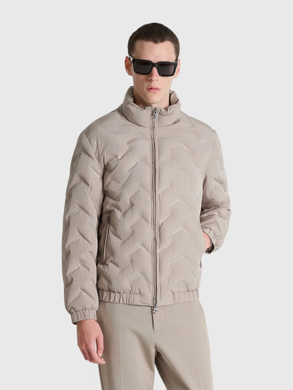 Black regular fit jacket - 1