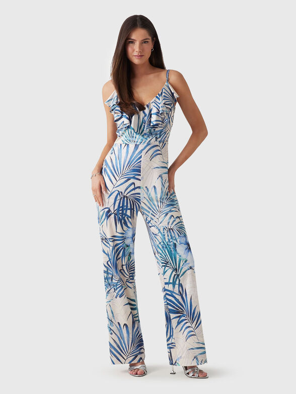 ALICE jumpsuit with tropical print - 0