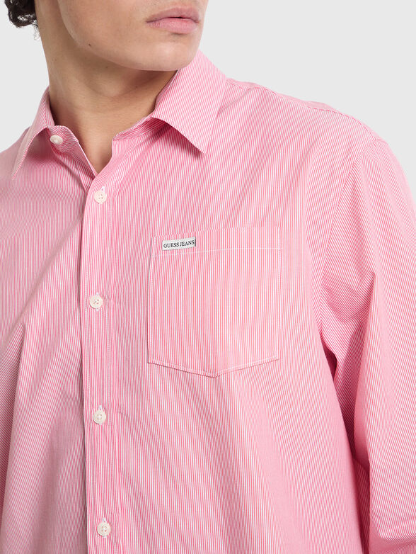 Light blue cotton shirt - 4