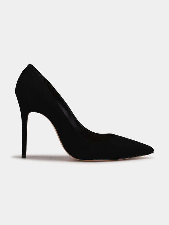 Heeled shoes in beige color - 1