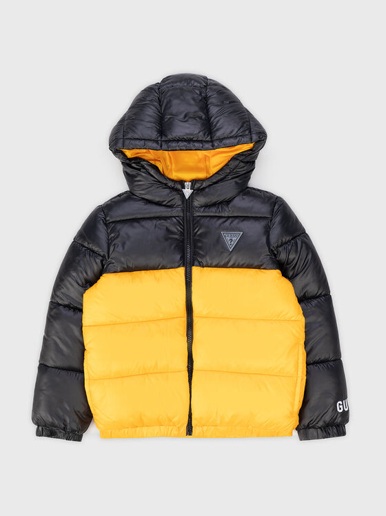 Padded jacket with quilted effect - 1