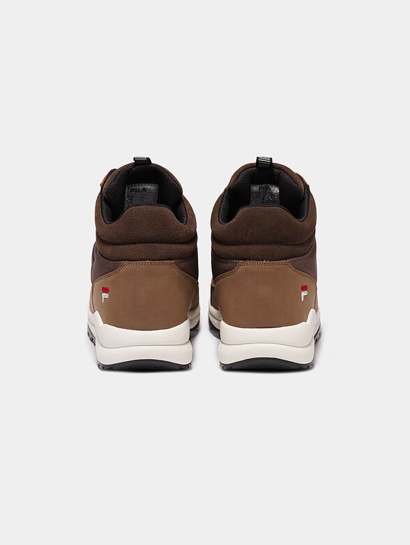 ALPHA MID Black high-top sneakers - 3