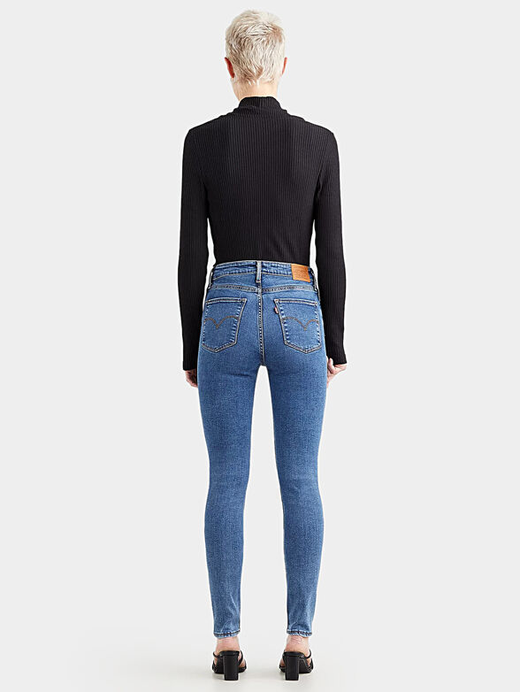 721™ high waisted skinny blue jeans - 2