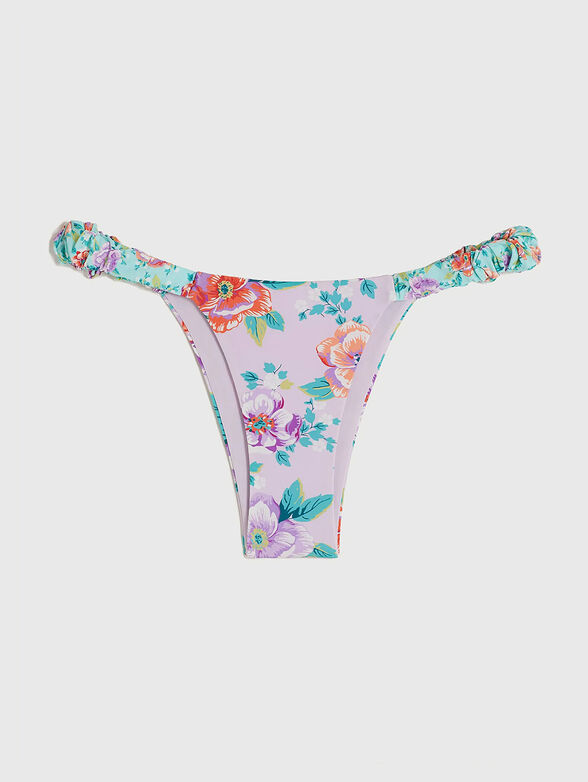 ESMERALDA bikini bottom with floral print - 4