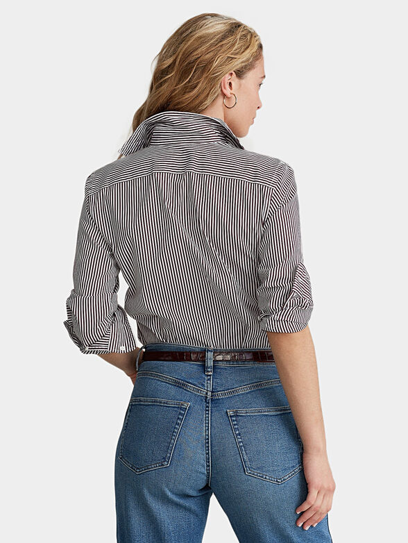Cotton striped shirt - 3